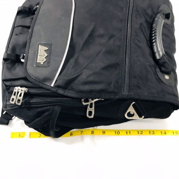 REI Backpack Daypack Laptop Black 15" Travel Computer Hiking School Book Camping - Picture 7 of 16